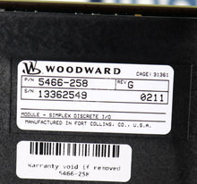Cargar imagen en el visor de la galería, 5466-258 by Woodward Discreet I/O Module New Surplus No Box
