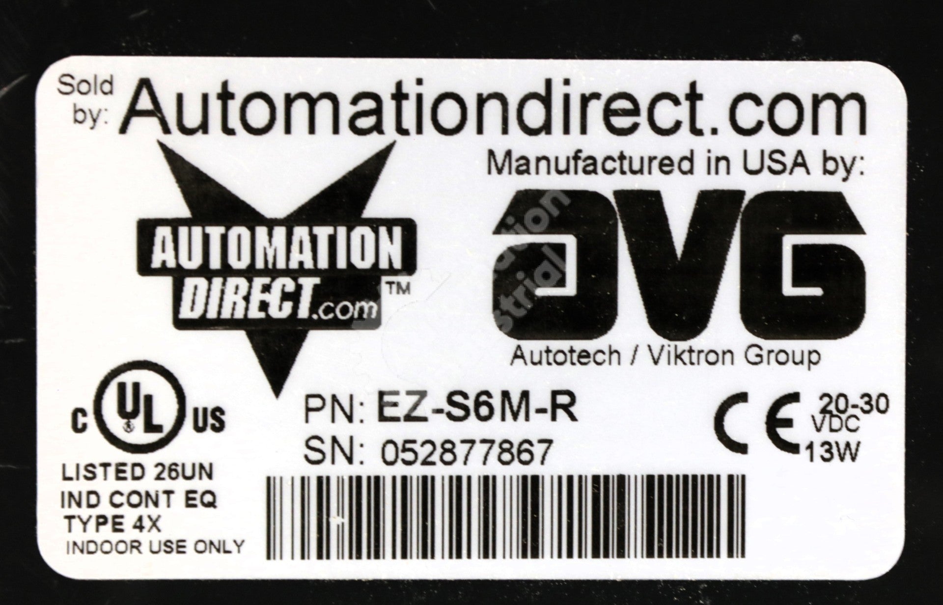 EZ-S6M-R by Automation Direct 6 IN Mono Touch Panel EZ Series