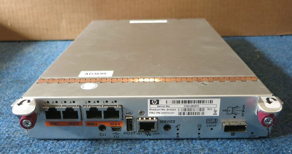 BK829A BK829B 629074-001 629074-002 Repuesto de controladora iSCSI P2000 G3