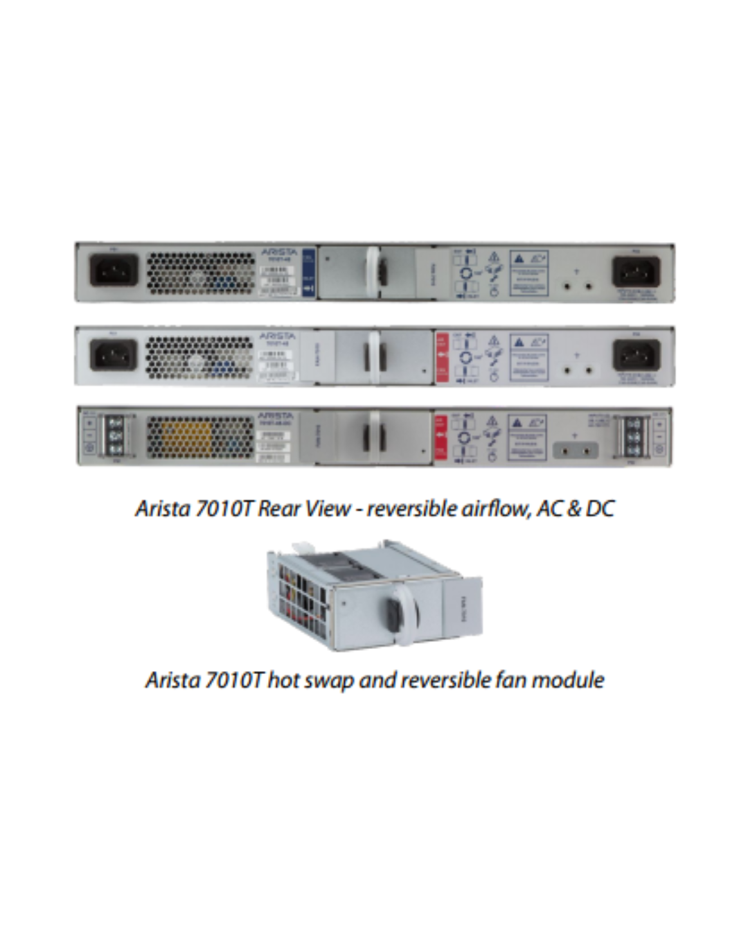 Arista DCS-7010TX-48-DC Refurbished 48-Port 1G DC Switch