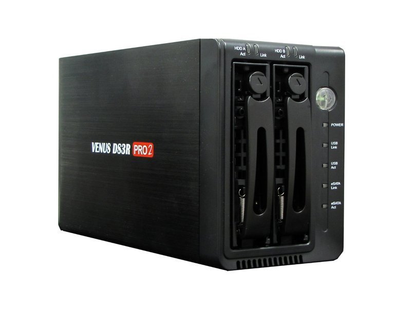 AMS Venus DS3R PRO2 DS-DS3RPRO2  SATA TO ESATA+USB 3.0 RAID 1, 0 AND JBOD enclosure