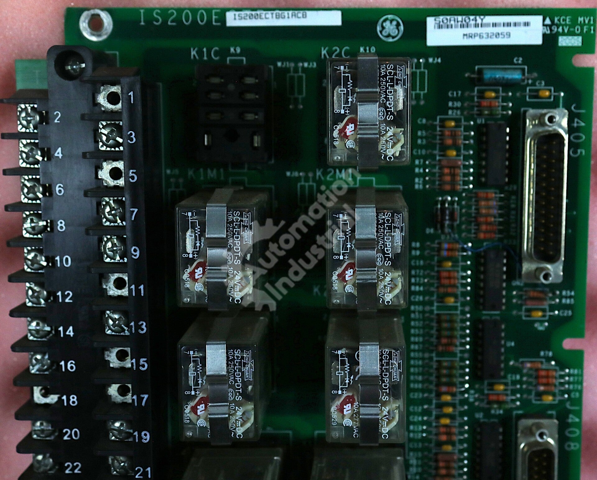 IS200ECTBG1A By General Electric IS200ECTBG1ACB Exciter Terminal Card