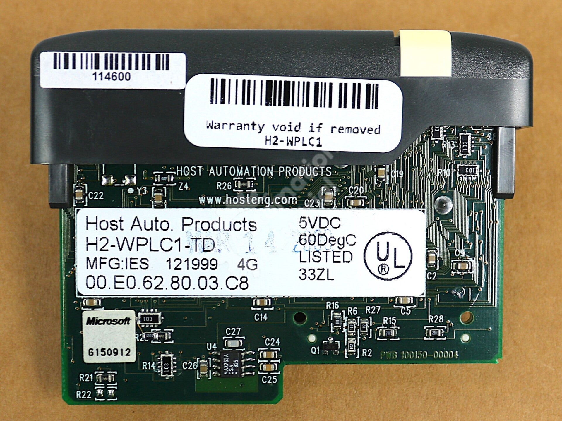 H2-WPLC1 By Host Automation Products H2-WPLC1-TD 5VDC 4G Processor Module