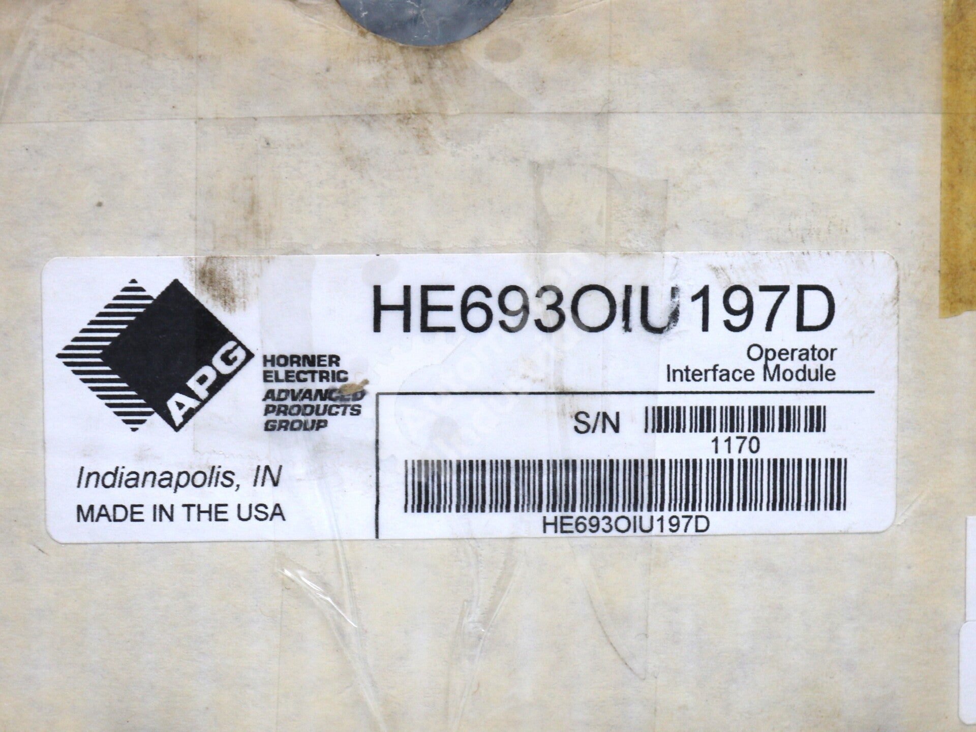HE693OIU197 By Horner Electric HE693OIU197D Keypad Operator Interface NSFP