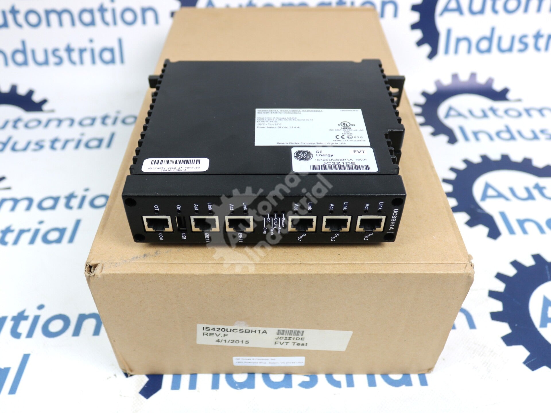 IS420UCSBH1A By General Electric 600MHz UCSB Controller Module NSFP
