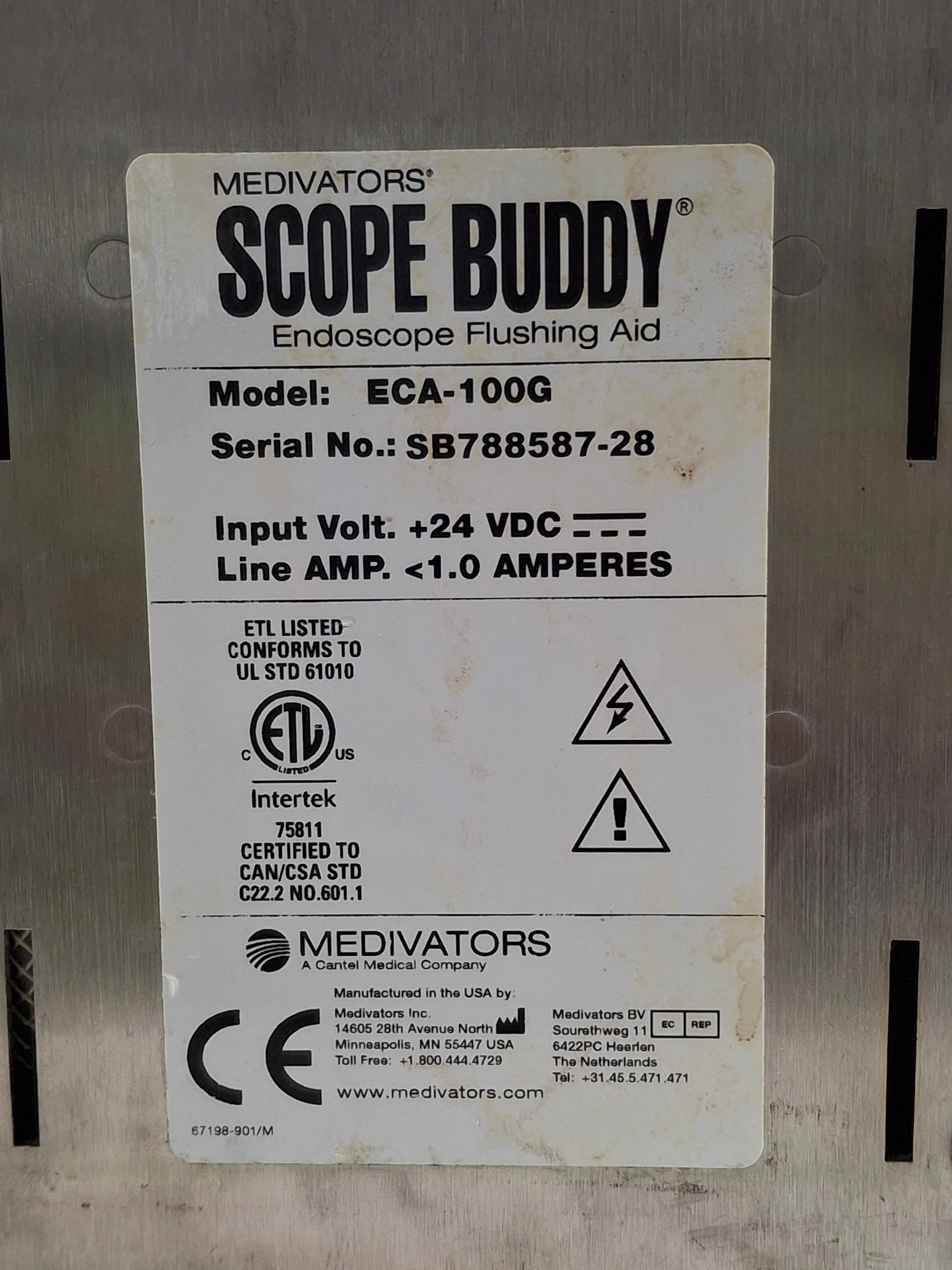Medivators Scope Buddy Endoscope Reprocessor