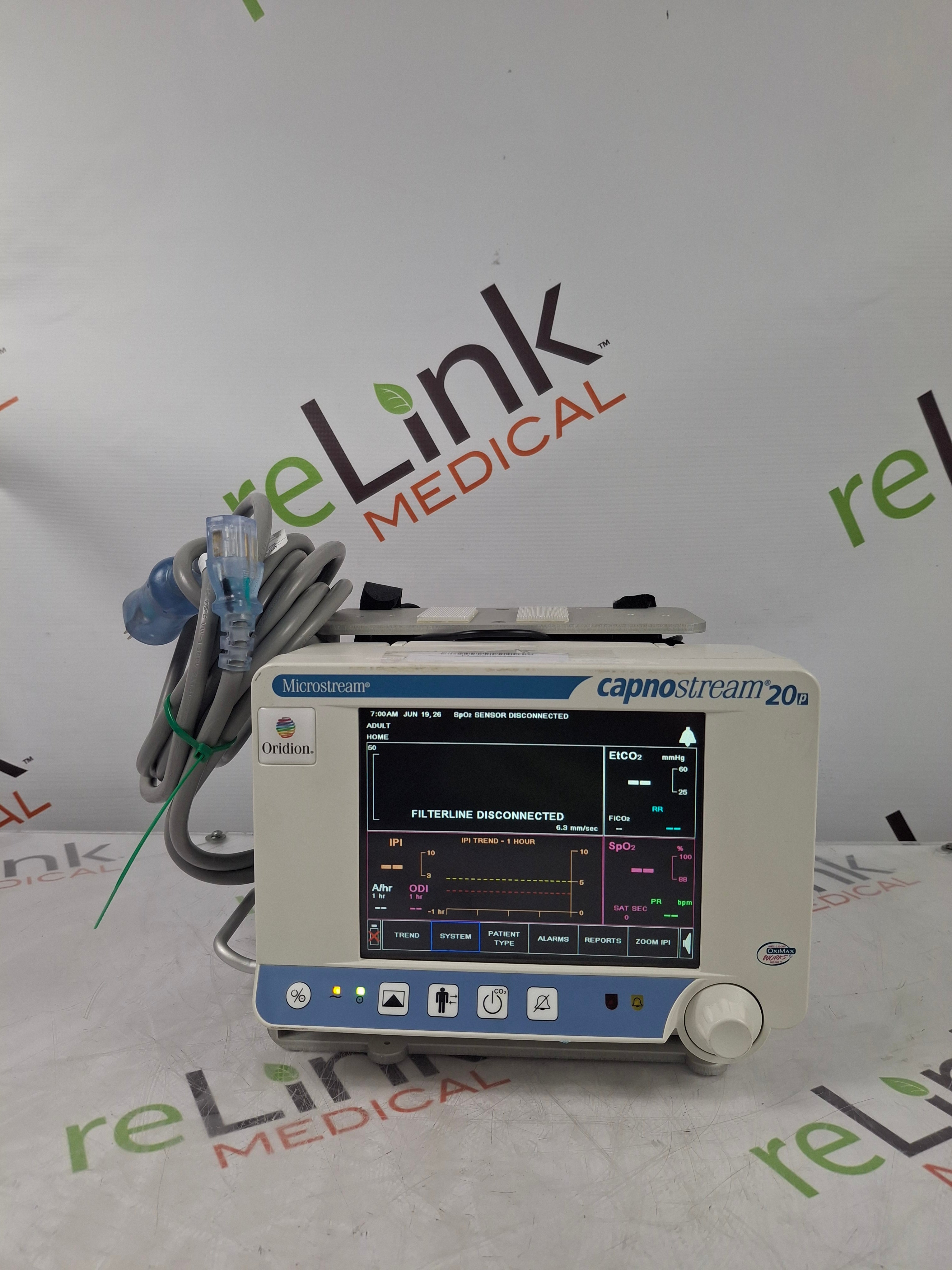 Oridion Capnostream 20P Capnography Monitor