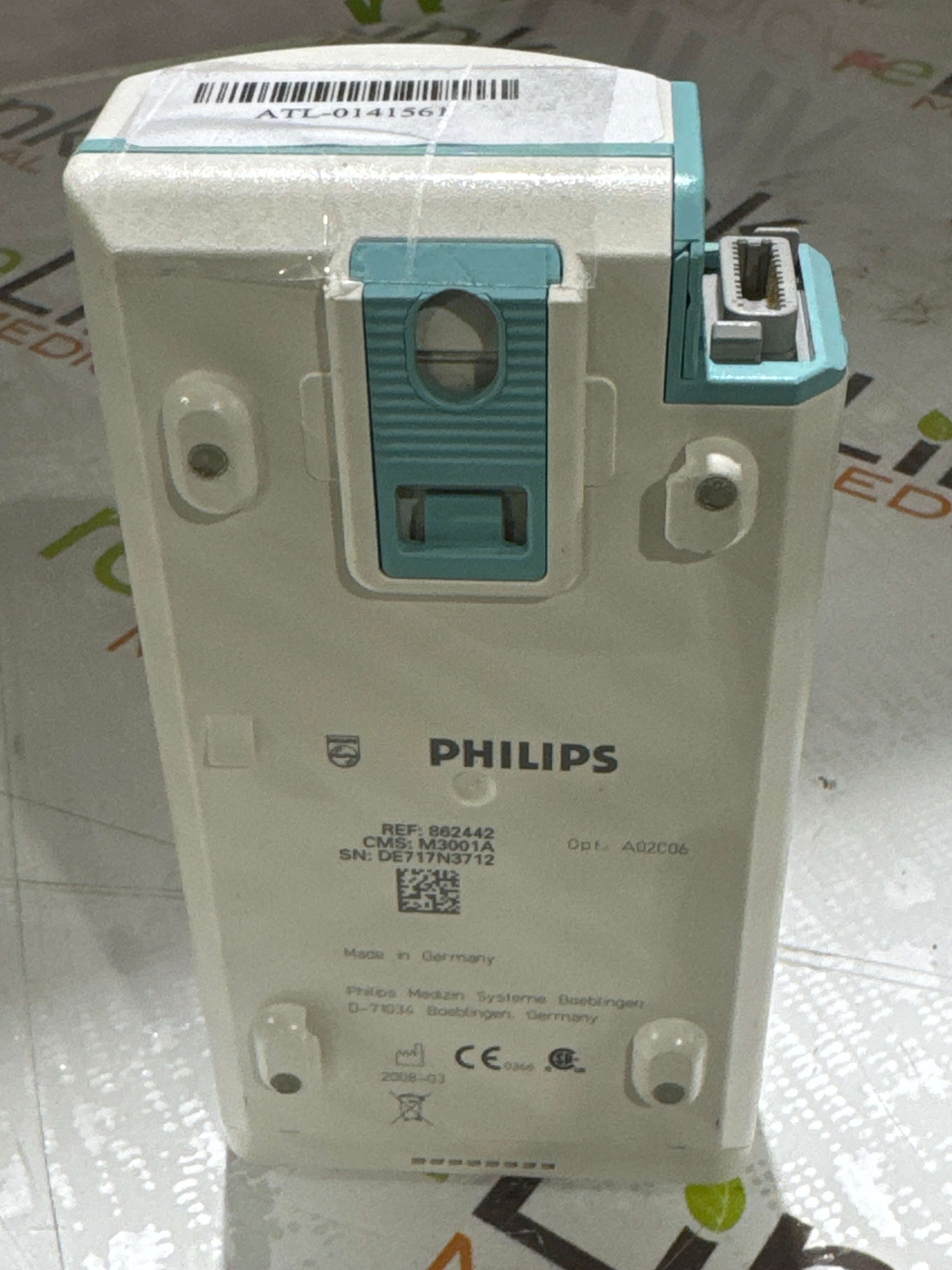 Philips M3001A-A02C06 OxiMax SpO2, NIBP, ECG, Temp, IBP MMS Module