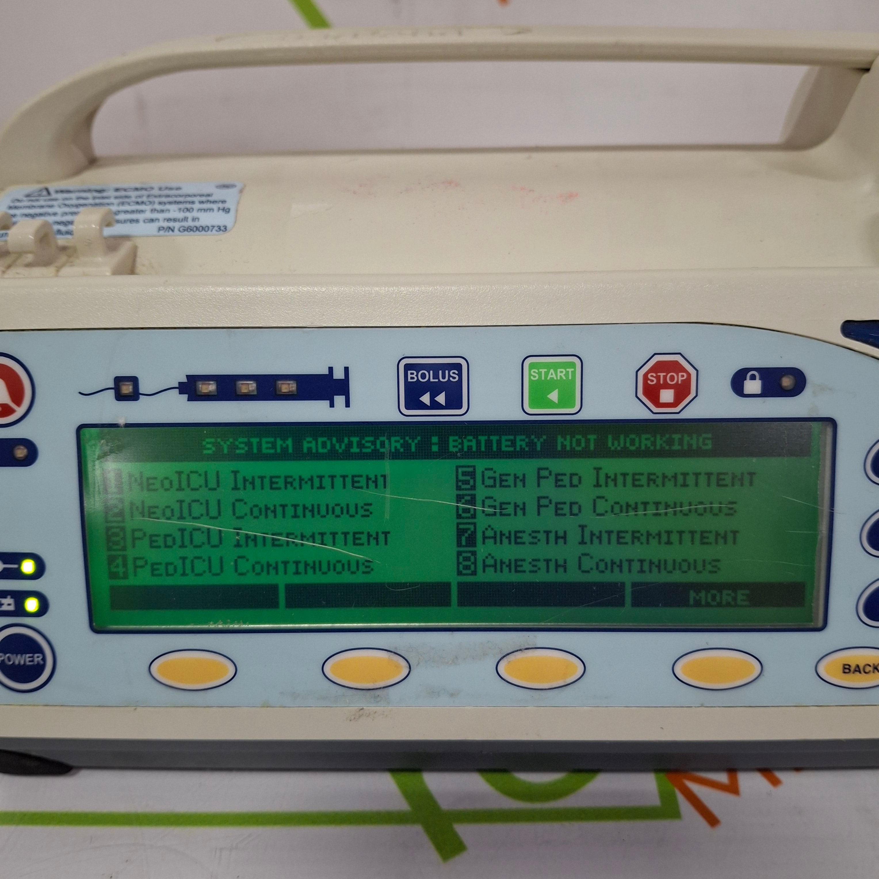 Smiths Medical Medfusion 3500 Version 5 Syringe Infusion Pump