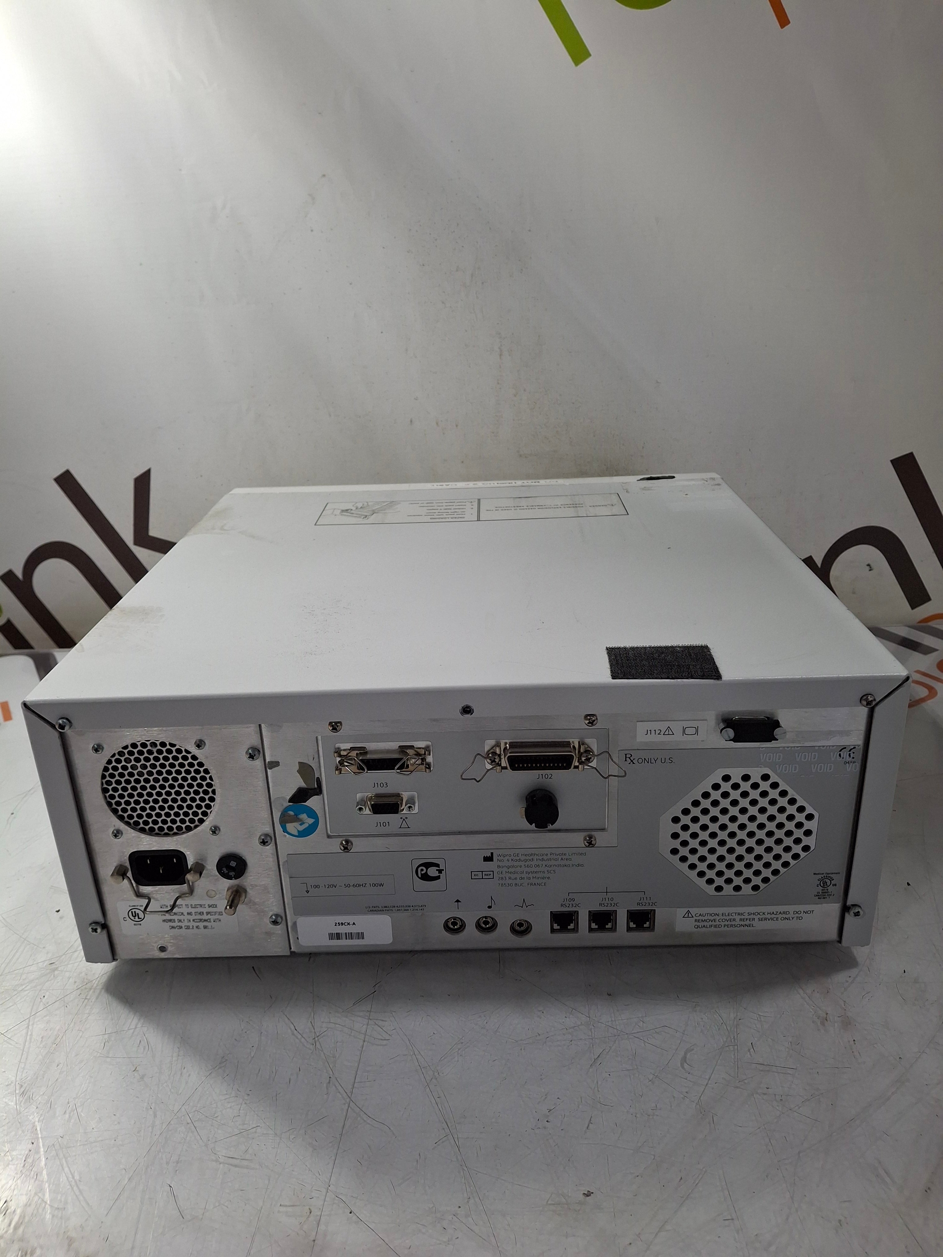 GE Healthcare Corometrics 250cx Series Model 259cx-a Fetal Monitor