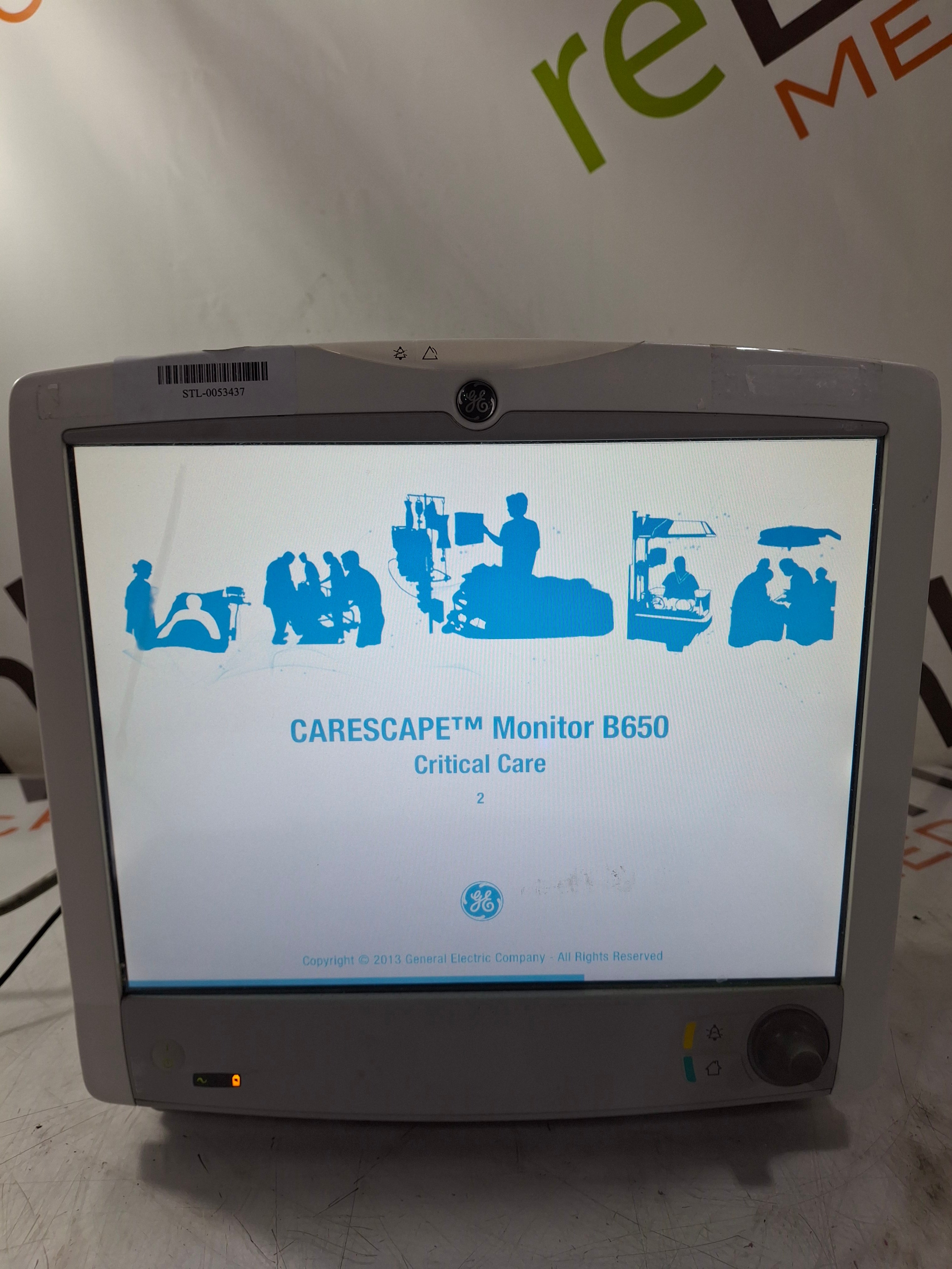 GE Healthcare Carescape B650 Critical Care Patient Monitor