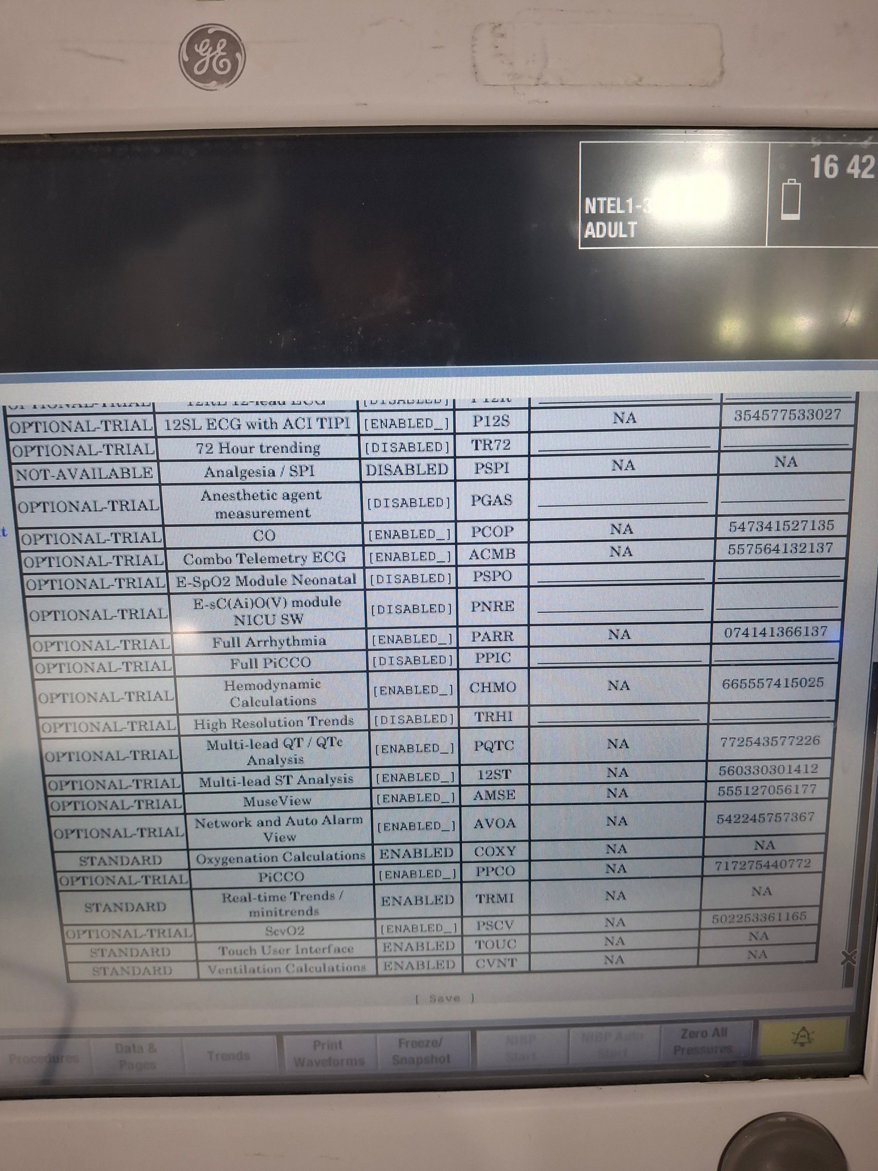 GE Healthcare Carescape B650 Critical Care Patient Monitor