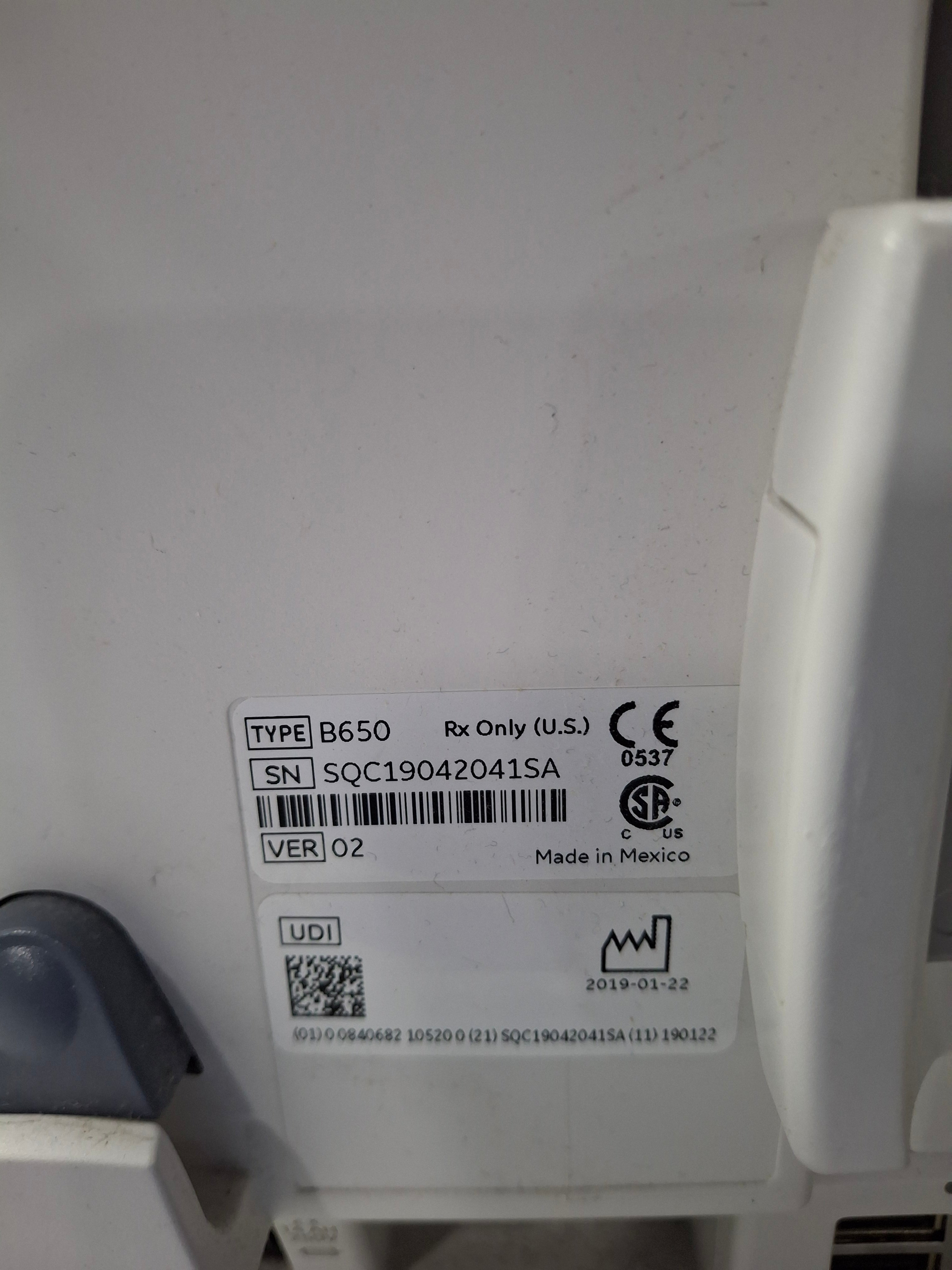 GE Healthcare Carescape B650 Critical Care Patient Monitor