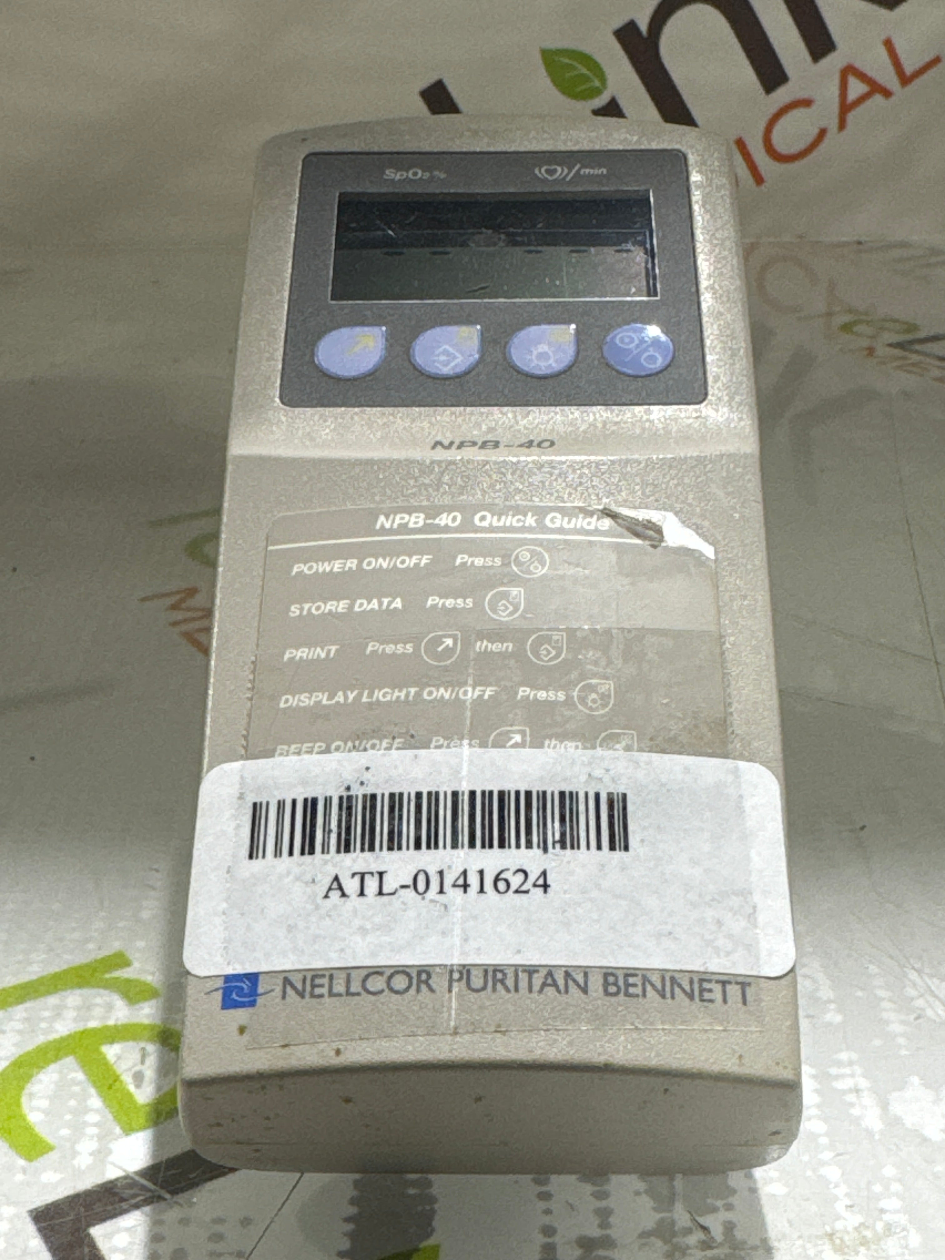 Nellcor NPB-40 Pulse Oximeter