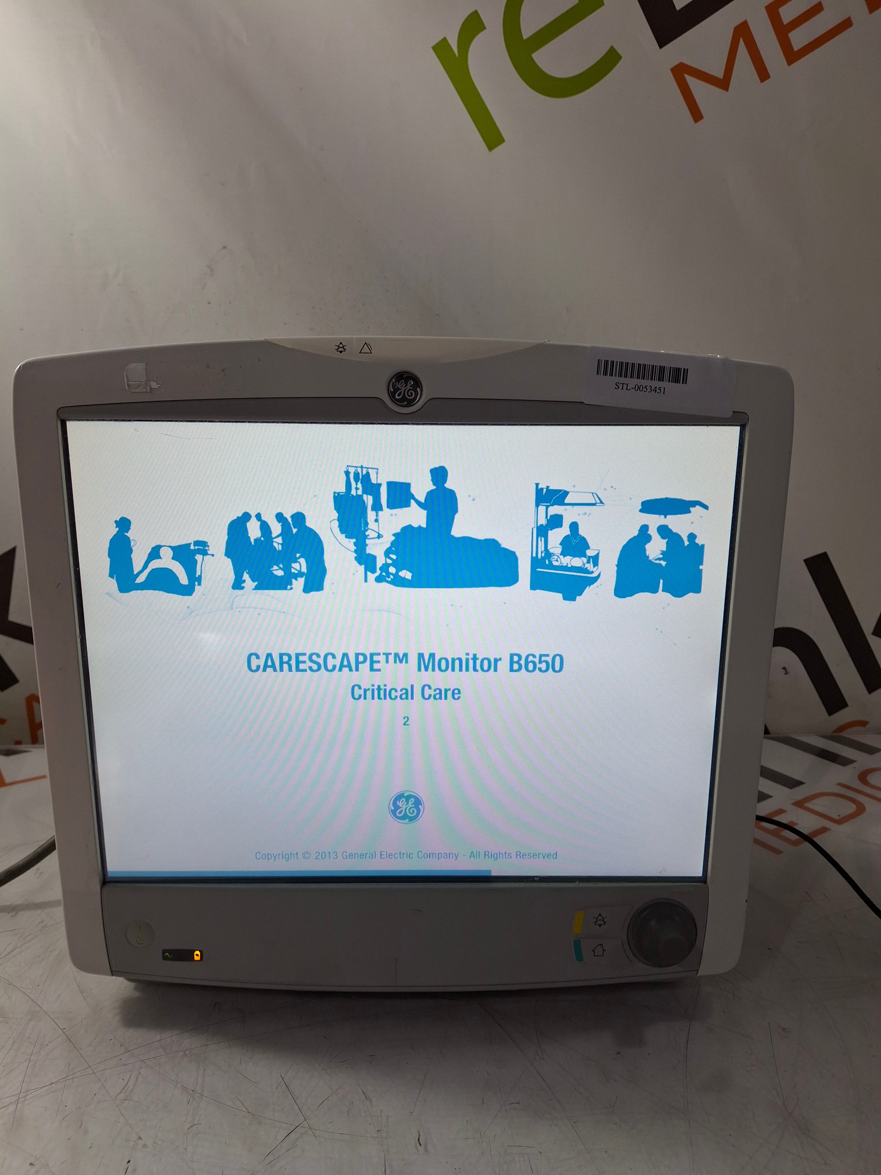 GE Healthcare Carescape B650 Critical Care Patient Monitor