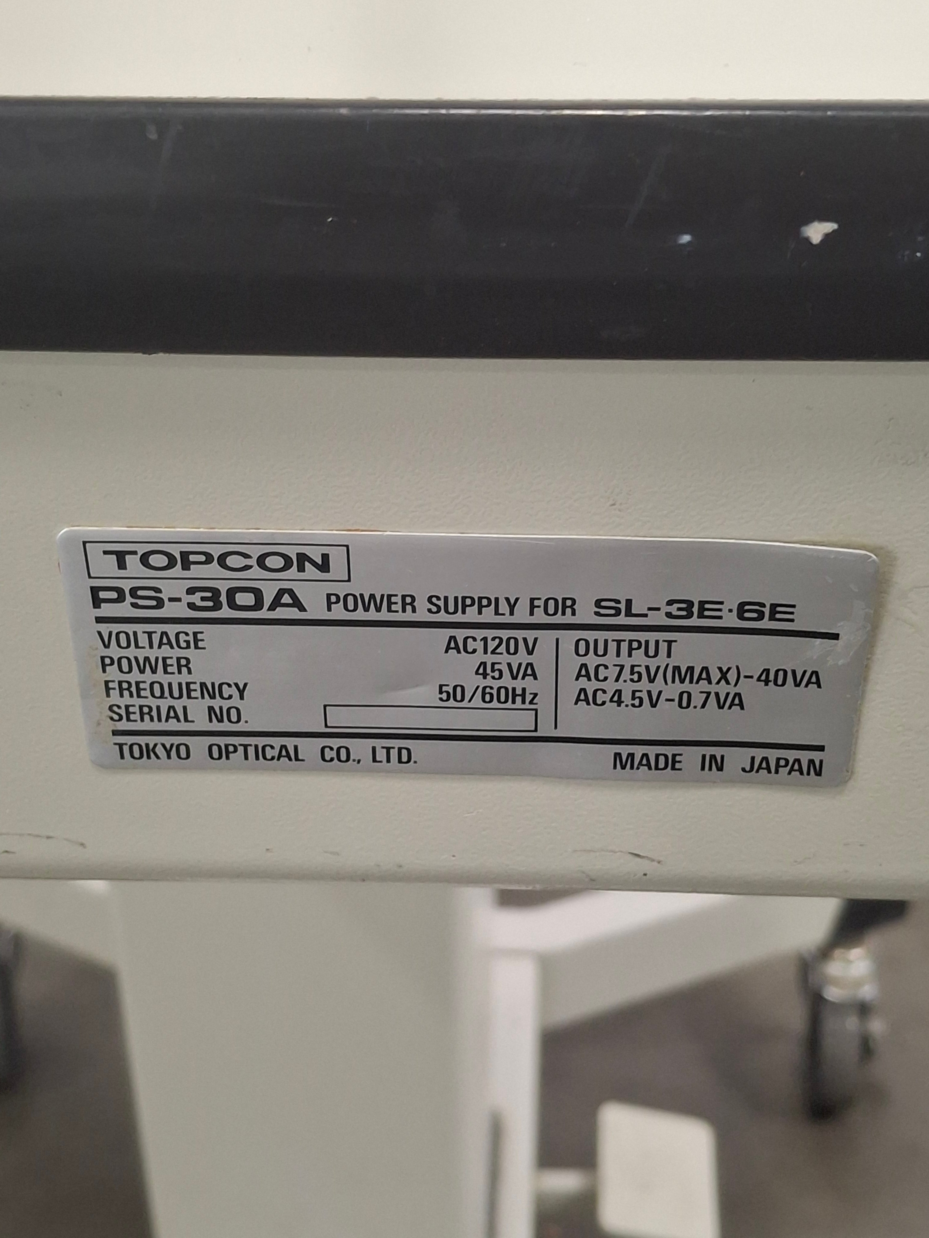 Topcon Medical SL-3E Slit Lamp