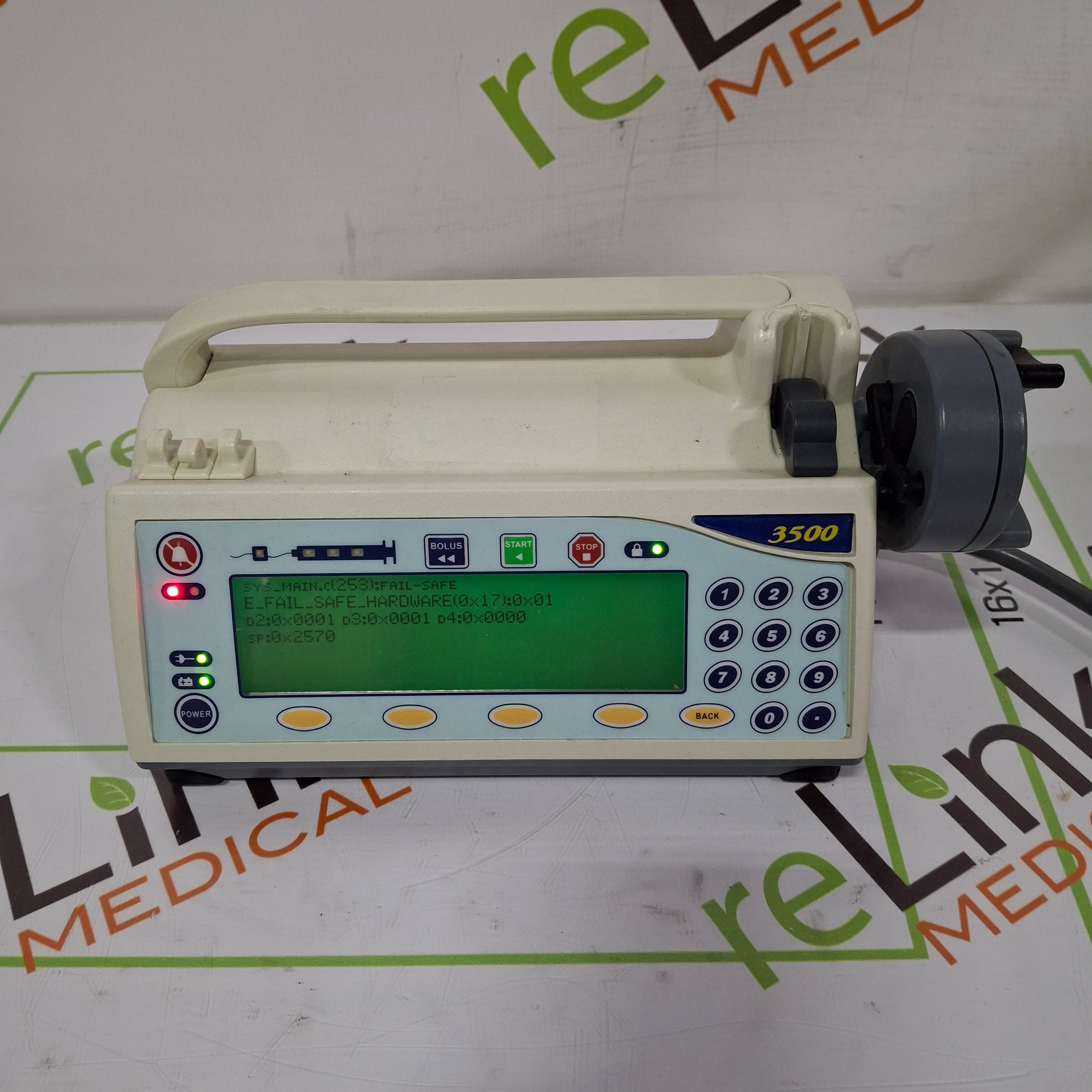 Smiths Medical Medfusion 3500 Syringe Infusion Pump