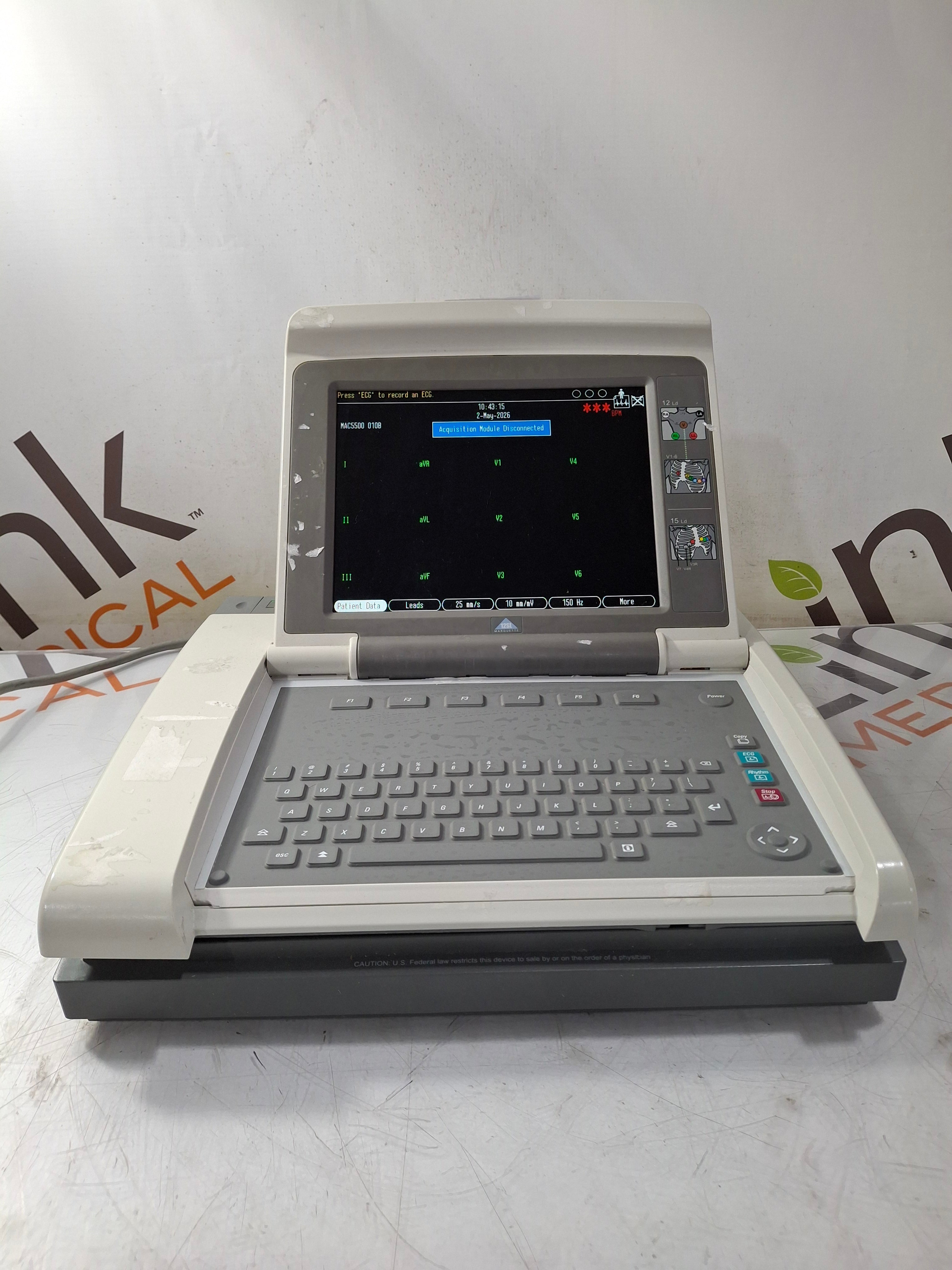 GE Healthcare MAC 5500 HD ECG without CAM Module