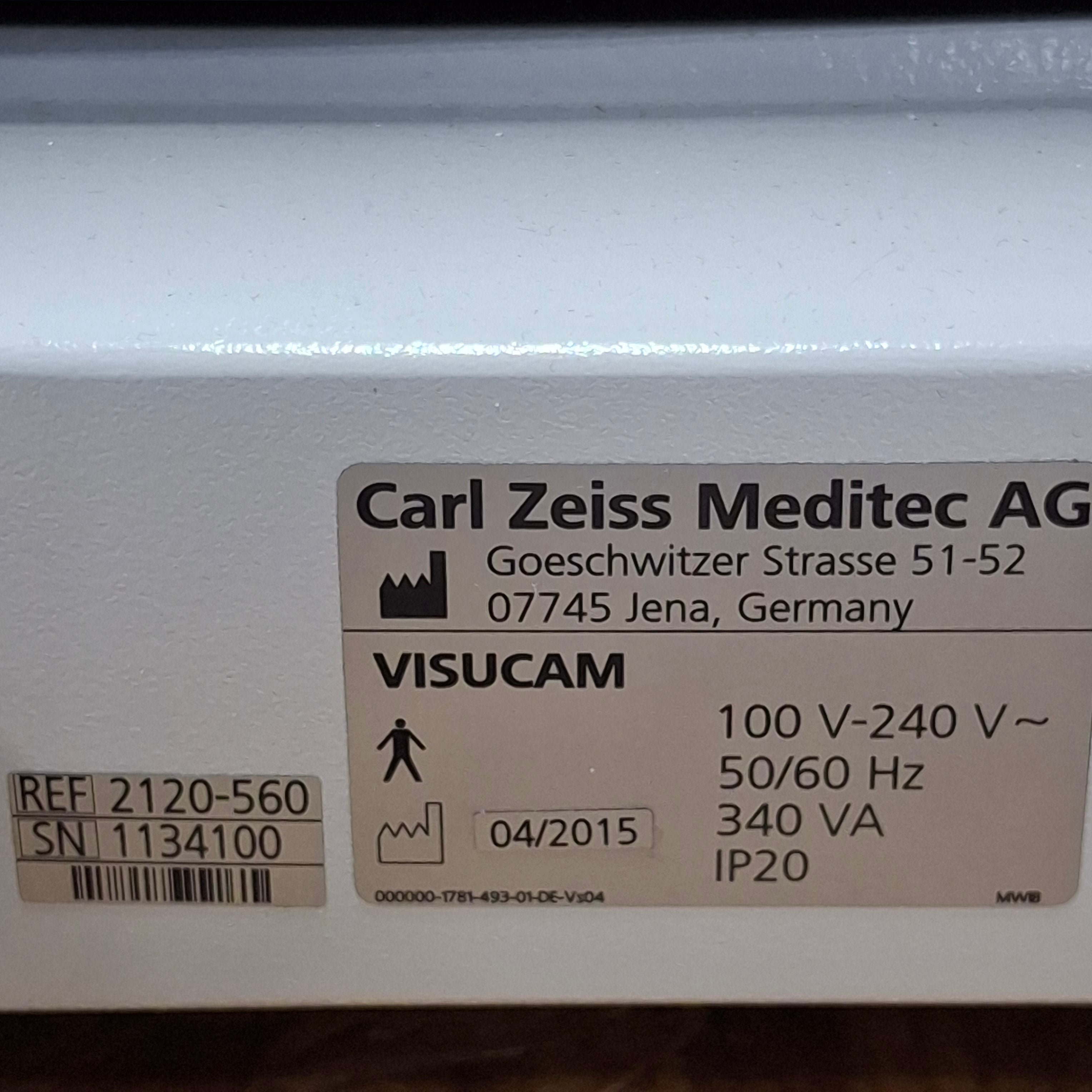 Carl Zeiss Visucam Pro NM Fundus Retinal Camera