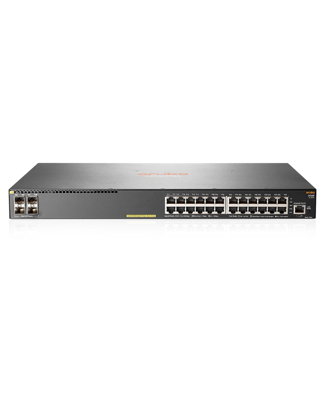 Aruba JL261A Refurbished — 24-Port PoE+ Gigabit Switch 4SFP