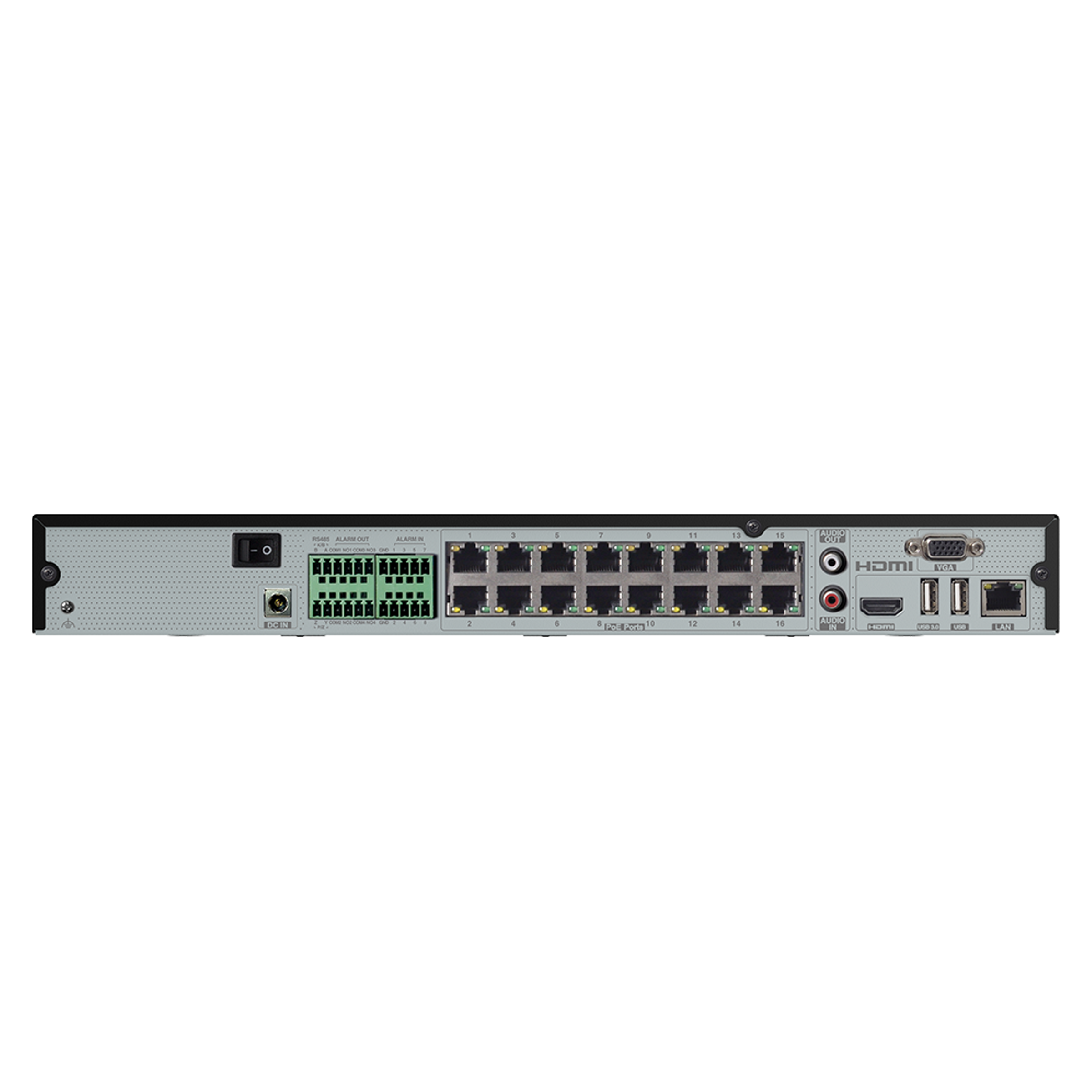 Speco Technologies N16NRX 16 Channel Facial Recognition Recorder with Smart Analytics, NDAA
