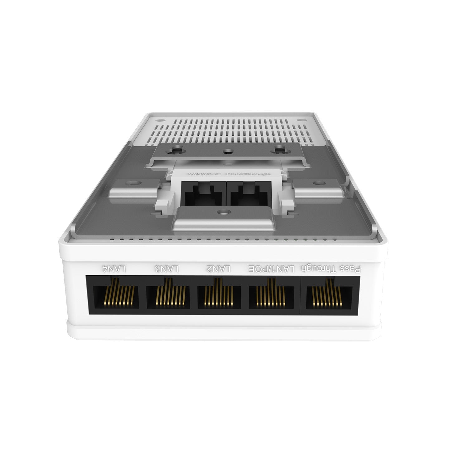 NSComm FAP655P WiFi 6 AX3000 Dual-Band In-Wall Access Point with PoE Out and 4xLAN