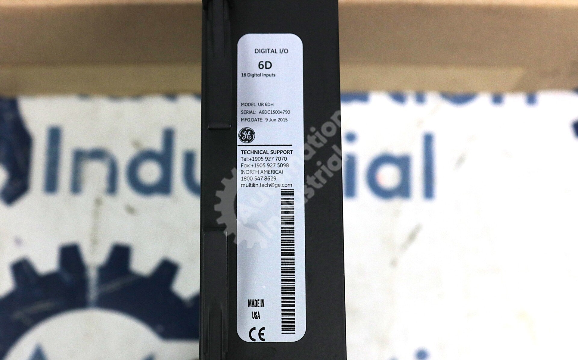 UR 6DH By GE Multilin UR-6DH UR Digital I/O Module New Factory Surplus Package