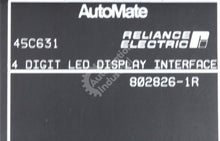 Cargar imagen en el visor de la galería, 45C631 By Reliance Electric 802826-1R 4 Digit LED Display Module NSFP AutoMate
