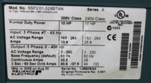 Cargar imagen en el visor de la galería, 6SP201-028BTAN By Reliance Electric 10HP 230VAC NEMA 1 Drive NSFP SP600
