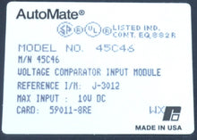 Carregar imagem no visualizador da galeria, 45C46 By Reliance Electric Dual Voltage Comparator Input Module NSNB AutoMate

