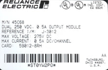 Carregar imagem no visualizador da galeria, 45C68 By Reliance Electric Dual 250 VDC 1/2A Output Module NSNB AutoMate

