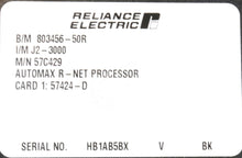 Carregar imagem no visualizador da galeria, 57C429 By Reliance Electric R-Net Processor Module NSNB AutoMax
