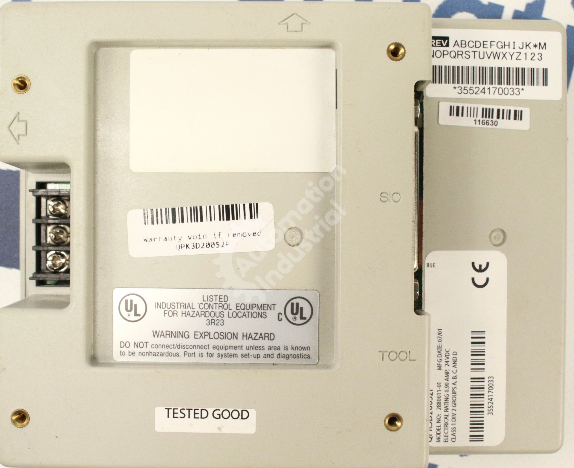 QPK3D200S2P by GE Fanuc Total Control QPK3D200S2P-A 5.7 Inch LCD Operator Interface QuickPanel