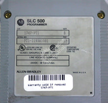 Carregar imagem no visualizador da galeria, 1747-PT1 By Allen Bradley SLC 500 Hand-Held Terminal Programmer
