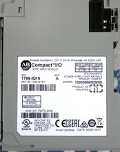Cargar imagen en el visor de la galería, 1769-IQ16 By Allen Bradley 16-Point 24VDC Sink/Source Input Module NSFP
