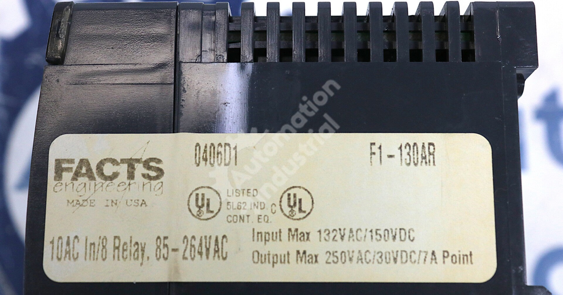 F1-130AR By Facts Engineering 85-264VAC 10AC Input 8 Relay Output Module