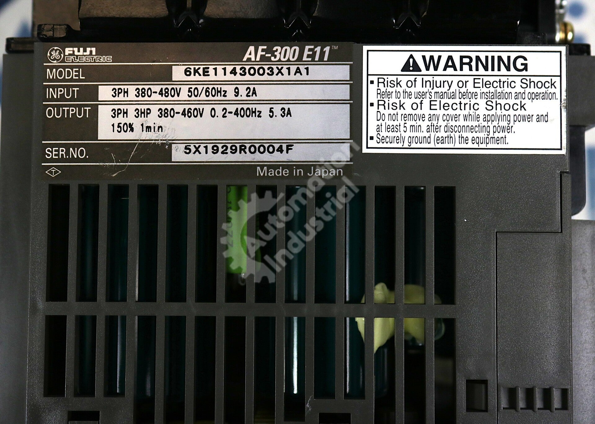 6KE1143003X1A1 By GE Fuji 3-Phase 380-480VAC AF-300 E11 Drive