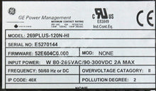 Cargar imagen en el visor de la galería, 269PLUS-120N-H1 By GE Multilin Motor Management Relay 269 Plus

