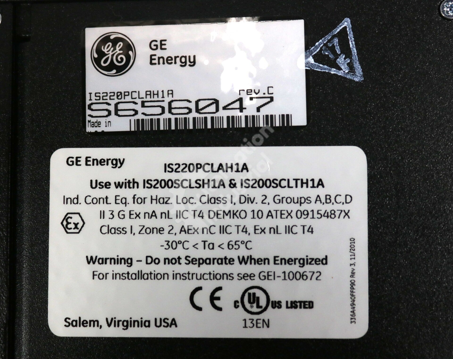 IS220PCLAH1A By General Electric Core Analog I/O Module