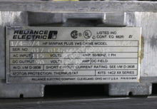 Cargar imagen en el visor de la galería, 14C20 By Reliance Electric 1-Phase 3/4 HP 10.5 AMP AC Drive MinPak Plus
