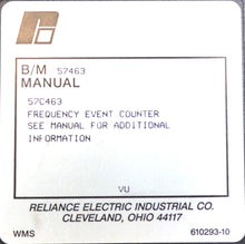 Carregar imagem no visualizador da galeria, 57C463 By Reliance Electric Frequency Event Counter Module AutoMax
