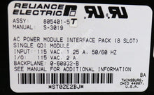 Cargar imagen en el visor de la galería, 805401-5T By Reliance Electric 8-Slot AC Power Interface Module AutoMax
