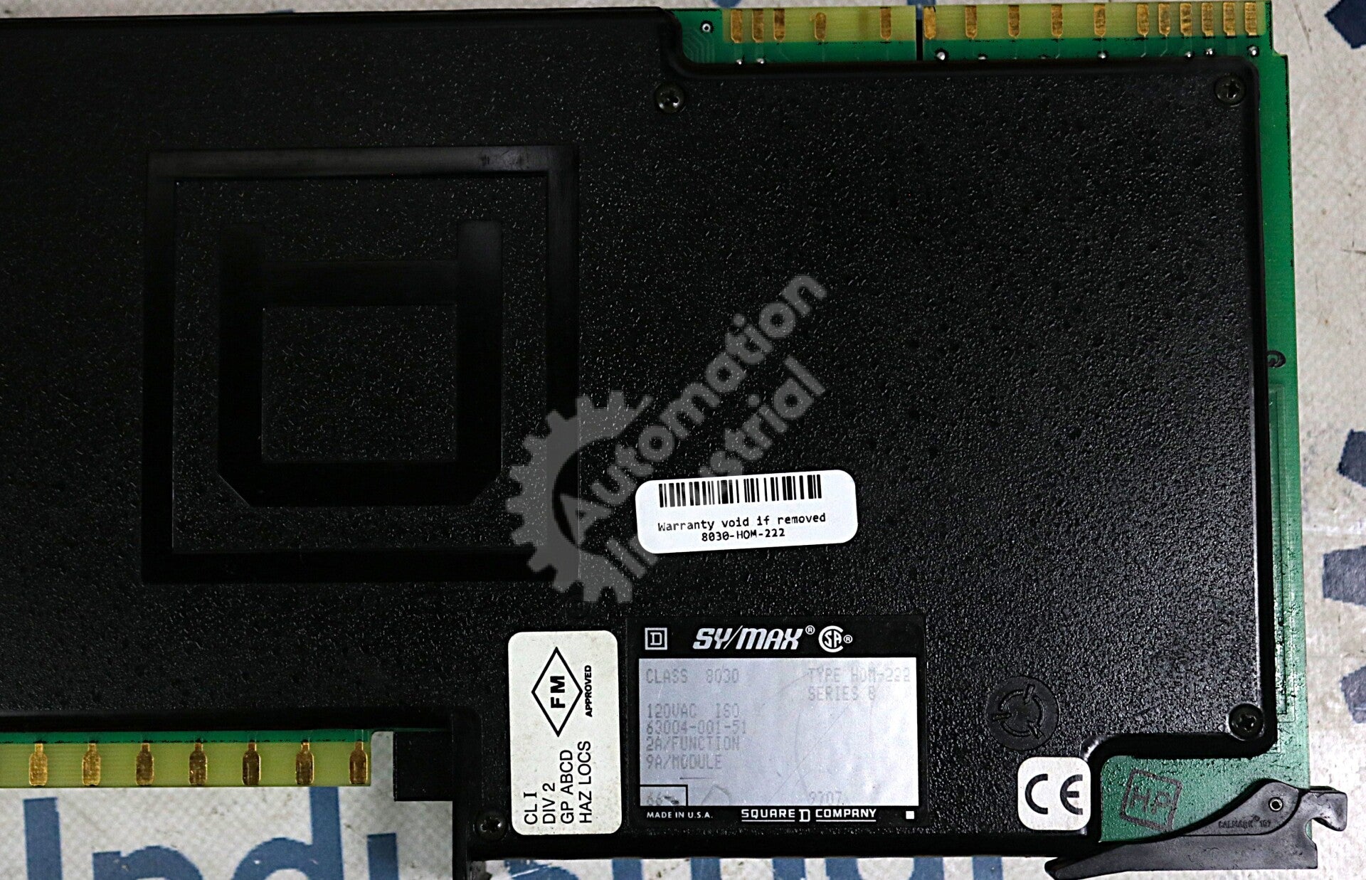 HOM-222 By Square D Sy/Max Class 8030 120VAC Isolated Output Module 6 Outputs