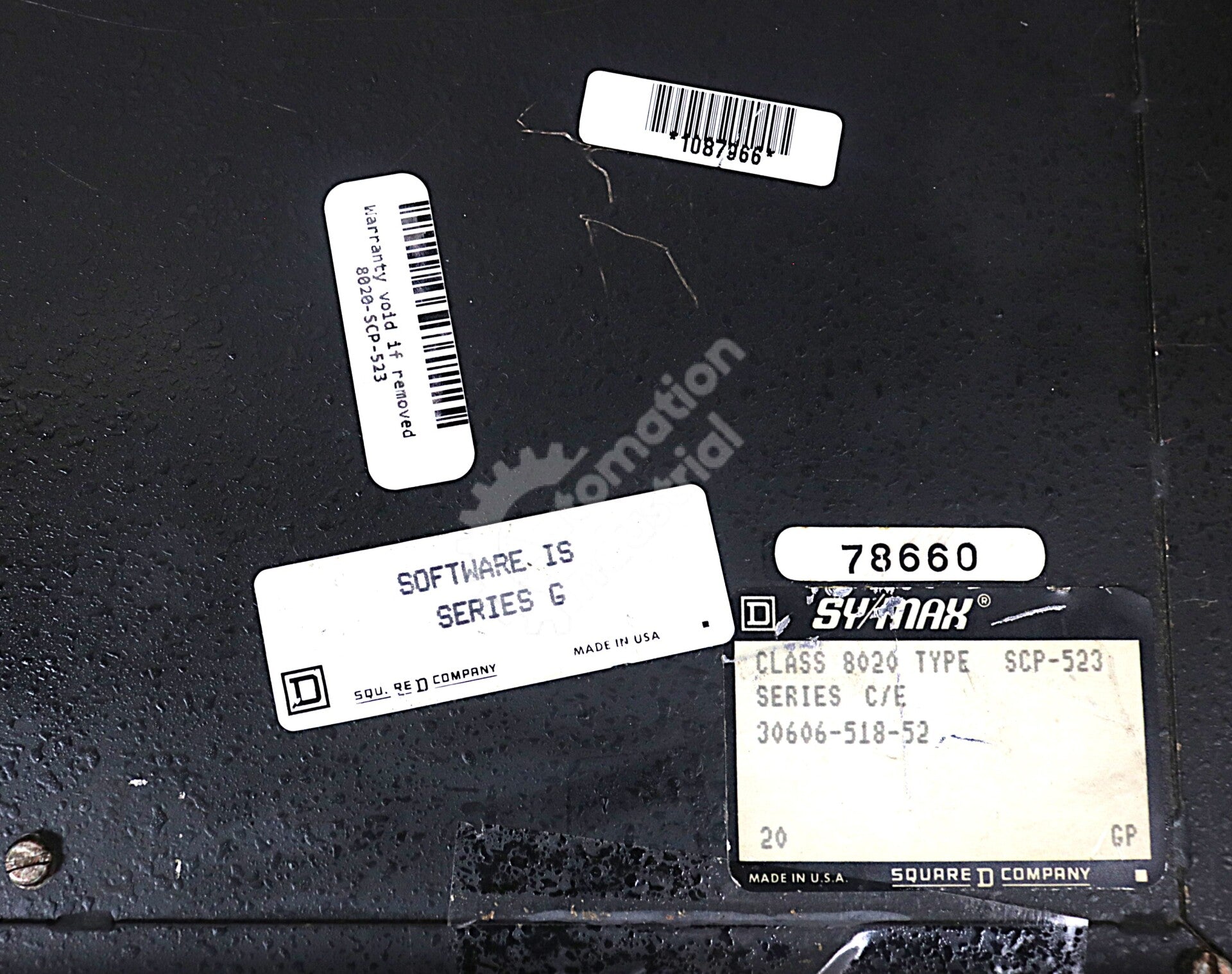 SCP-523 By Square D Sy/Max Class 8020 Model 500 Processor with 8K Ram Memory