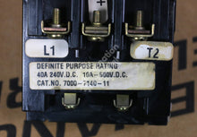 Cargar imagen en el visor de la galería, 7000-7140-11 By Ward Leonard Electric Co.40 Amp Contactor
