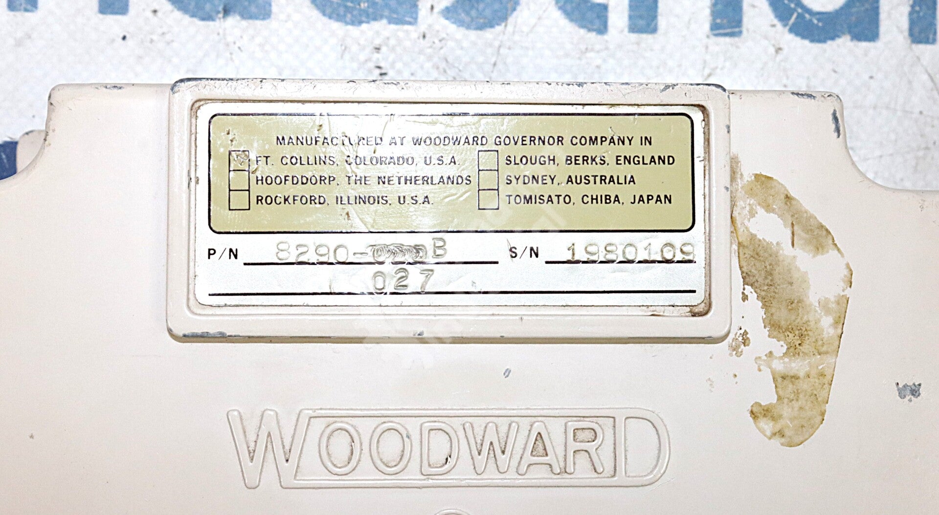 8290-027 By Woodward 24V Model 1701 Speed Controller