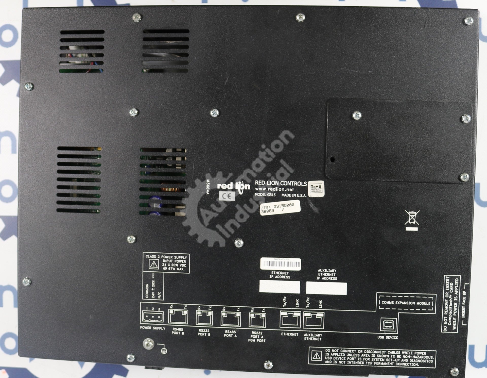 G315C000 by Red Lion 15 Inch Operator Interface HMI G3 Series