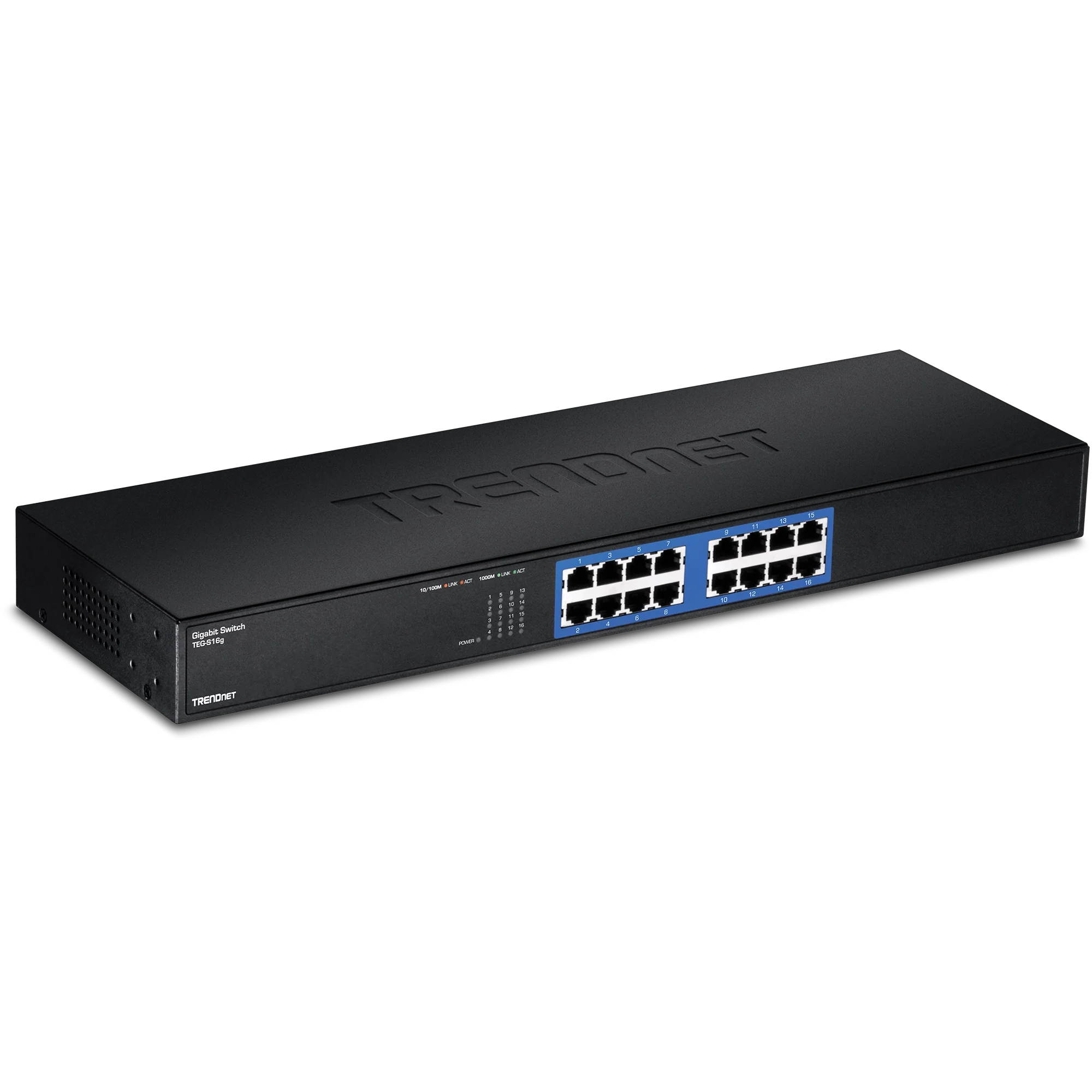 TRENDnet TEG-S16g 16-Port Gigabit GREENnet Switch(Rack Mount)