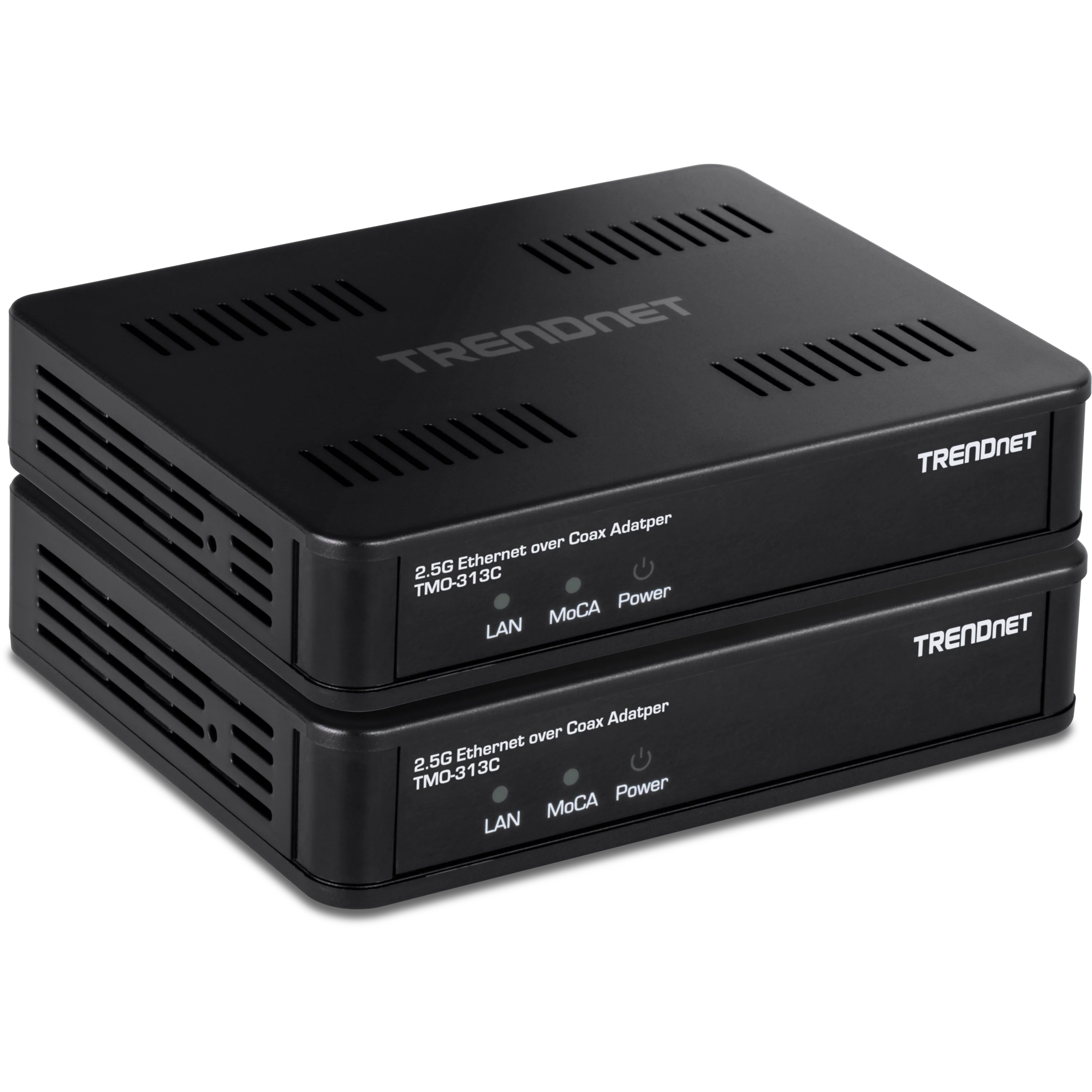 TRENDnet TMO-313C2K 2.5Gbps Ethernet over Coax Adapter (2-Pack)