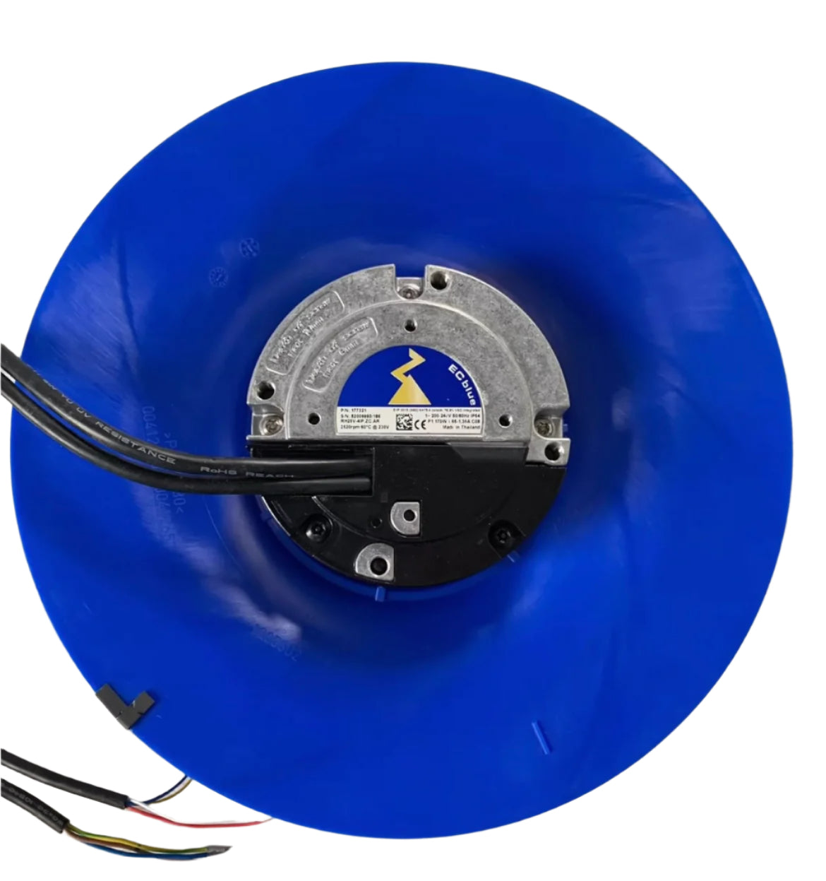 RH22V-4IP.ZC.AR  ZIEHL-ABEGG centrifugal fan 0.17/0.23kW 1.34A 2820 rpm